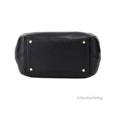 Kate Spade Dumpling Small Black Leather Satchel Crossbody Bag